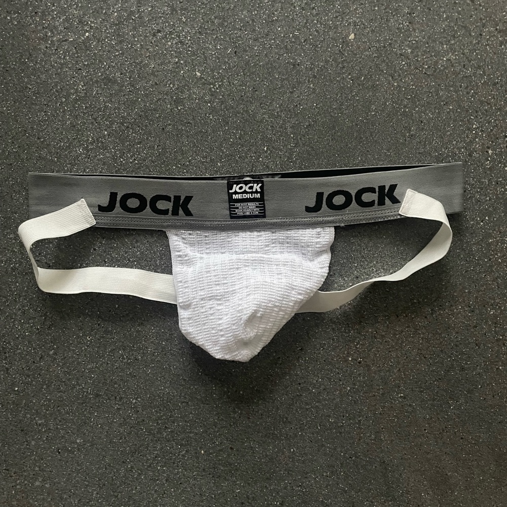 White Jockstrap